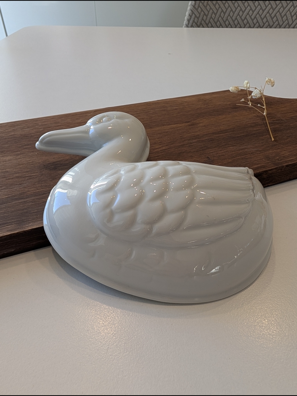 Vintage Ceramic Duck Wall Hanging – Farmhouse Cottagecore Decor - Picture 2 of 5